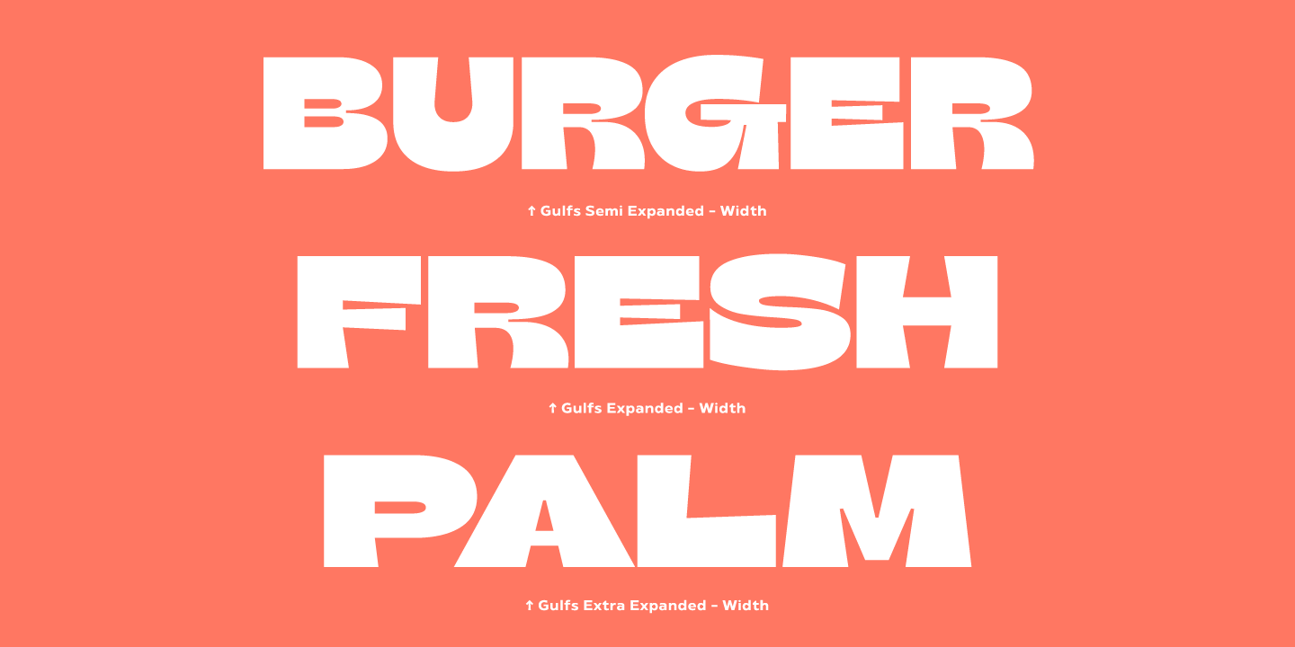 Gulfs Display Condensed Font preview